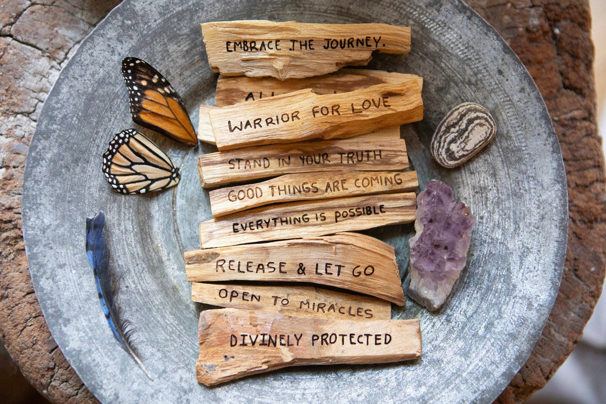 Palo Santo Sticks With Mantras