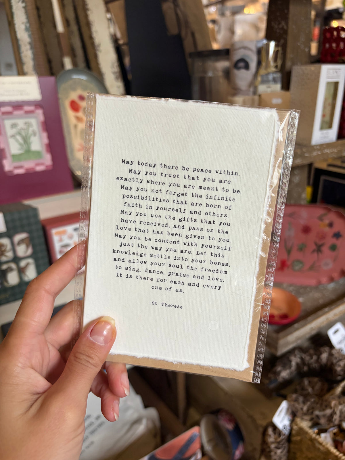 Deckled Greeting Card with Envelope