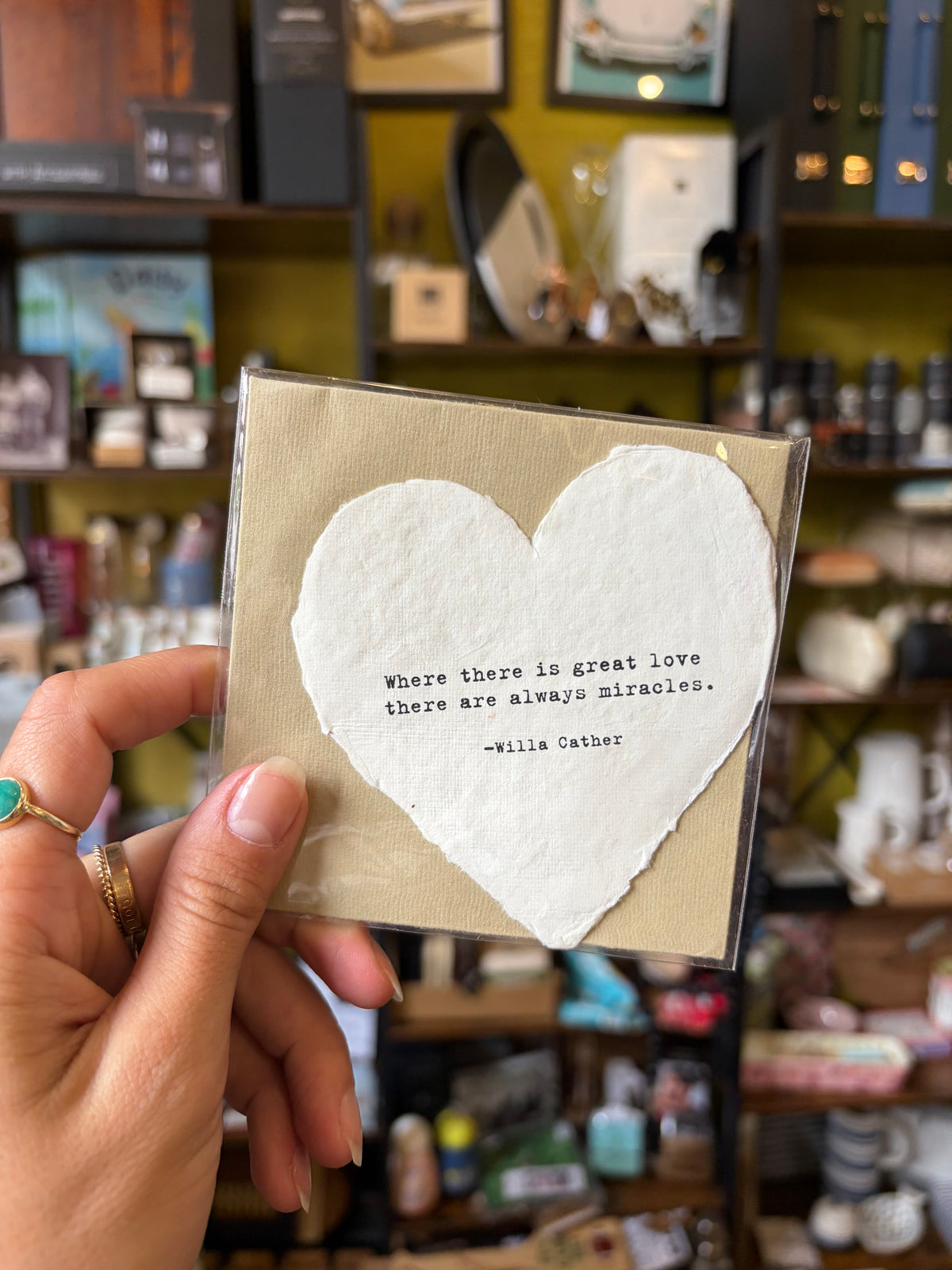 Heart Shaped Card with Envelope