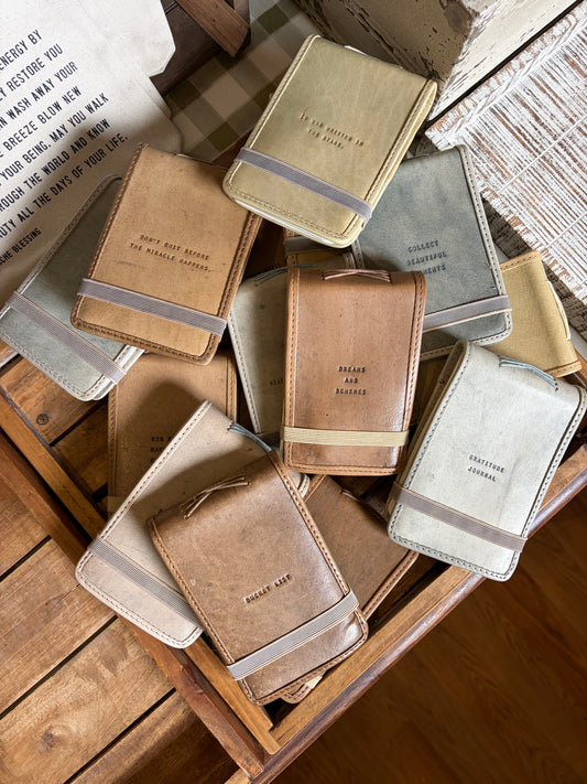 Leather Journal - mini