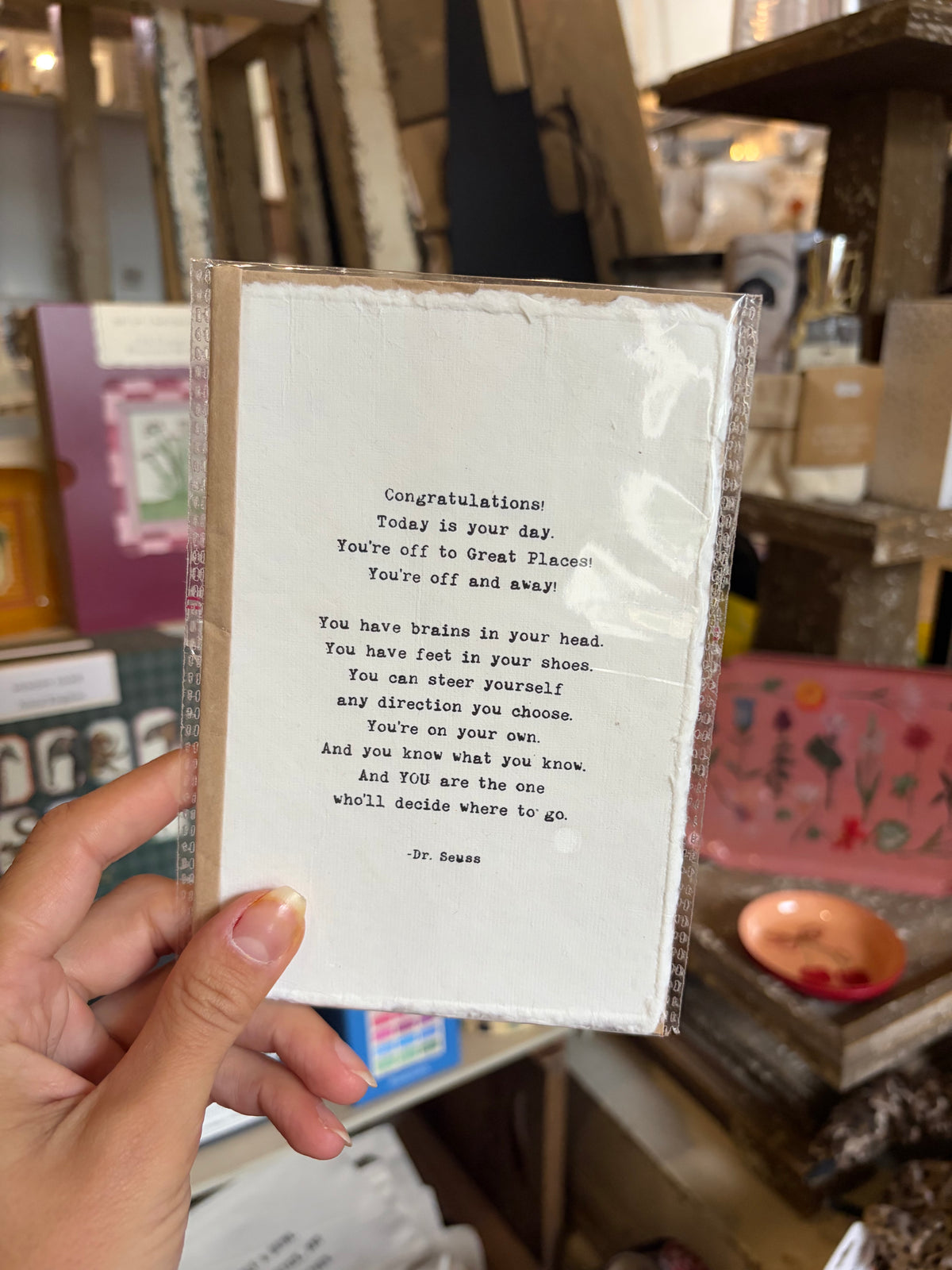 Deckled Greeting Card with Envelope