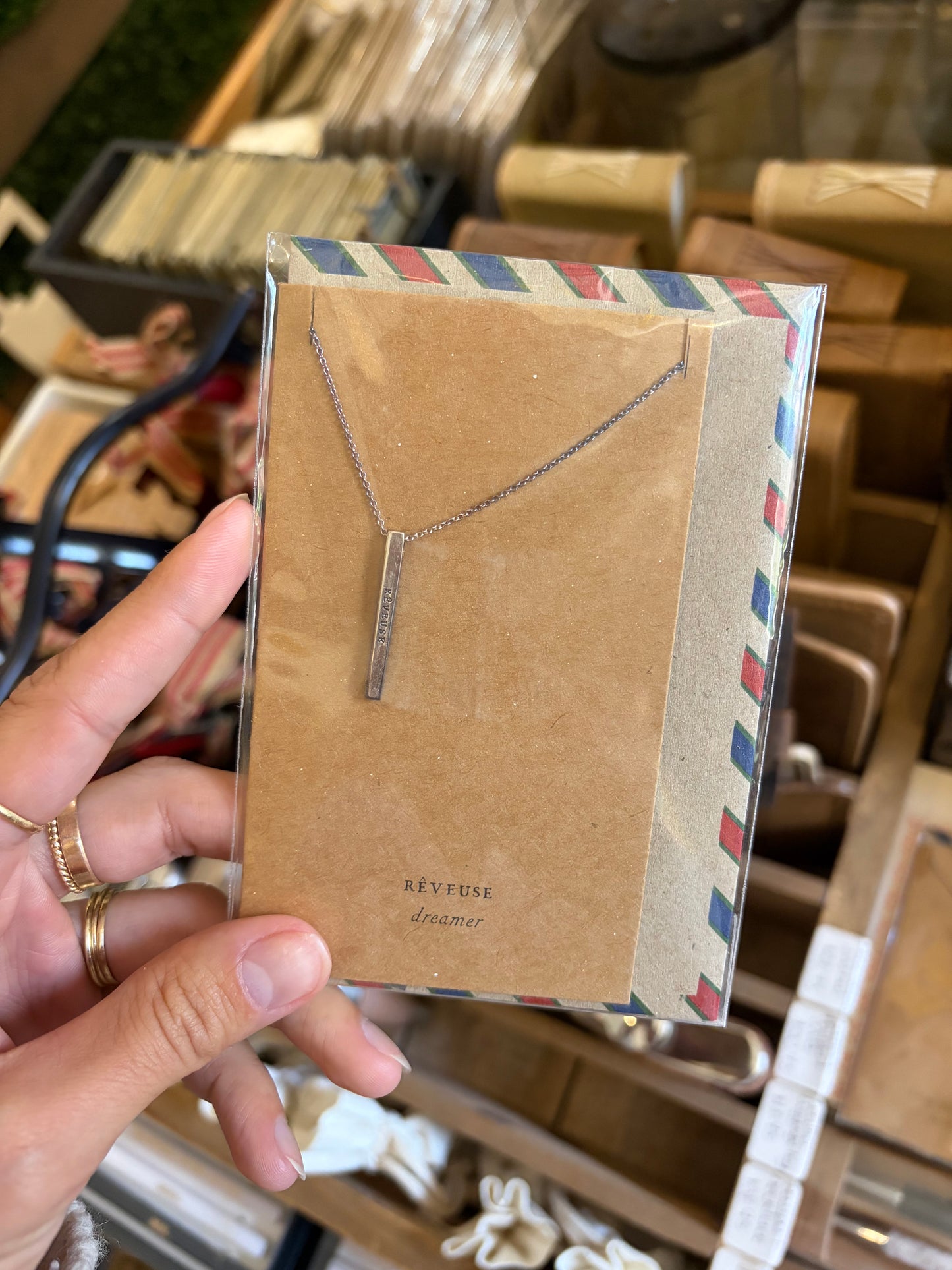 Air Mail Necklace - French Bar