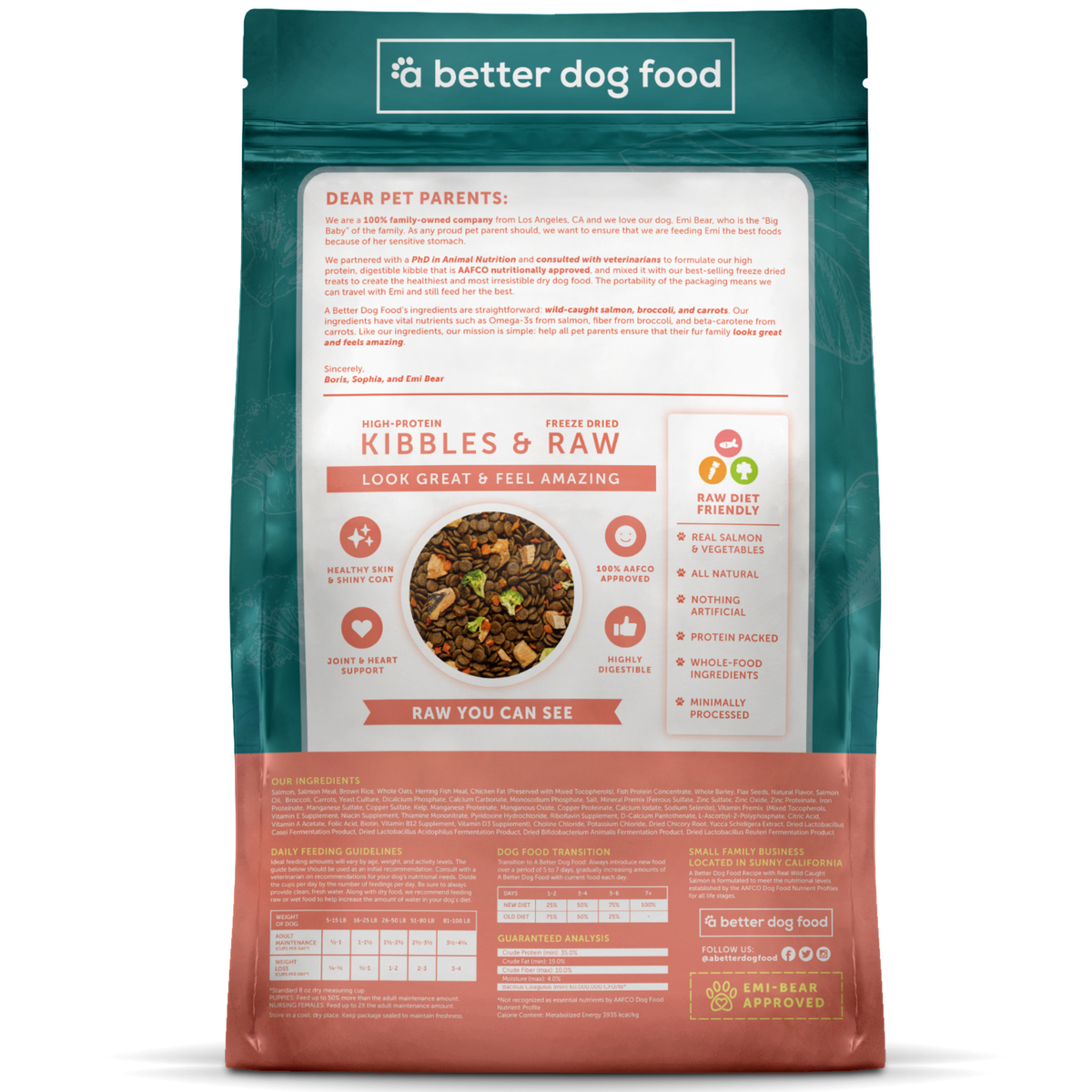 A Better Dog Food Salmon - High Protein - Raw You Can See