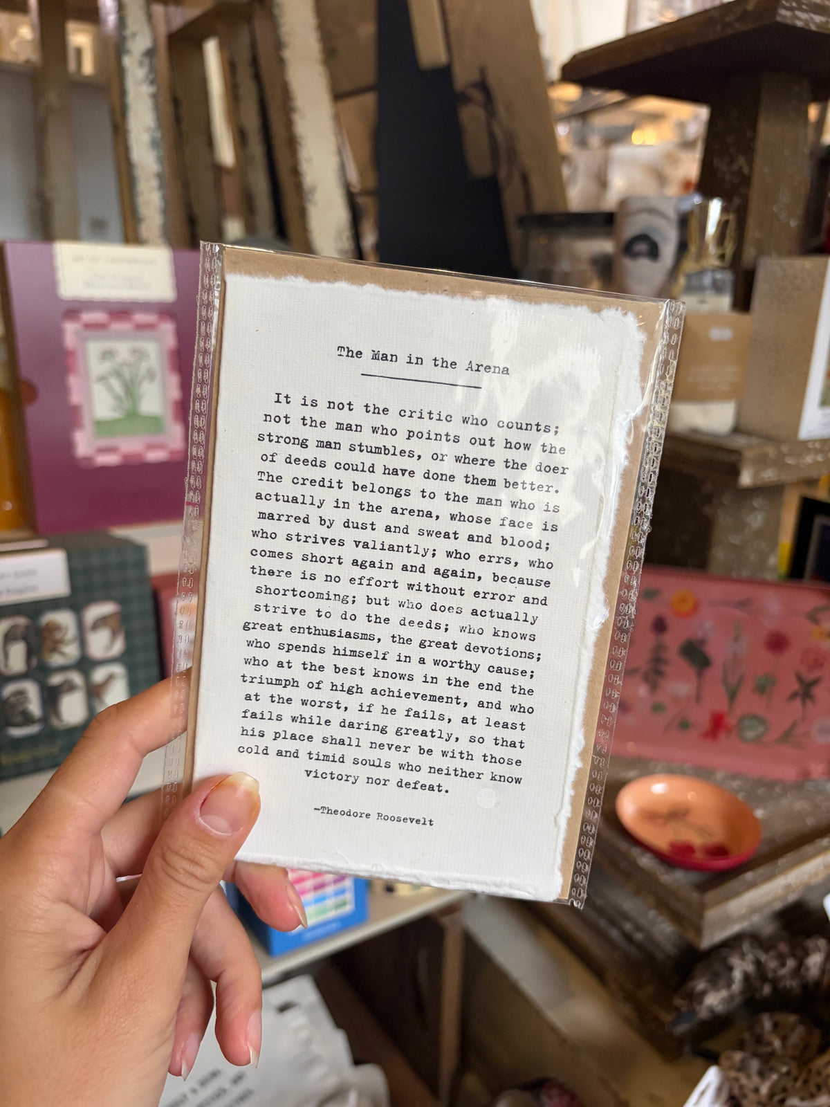 Deckled Greeting Card with Envelope