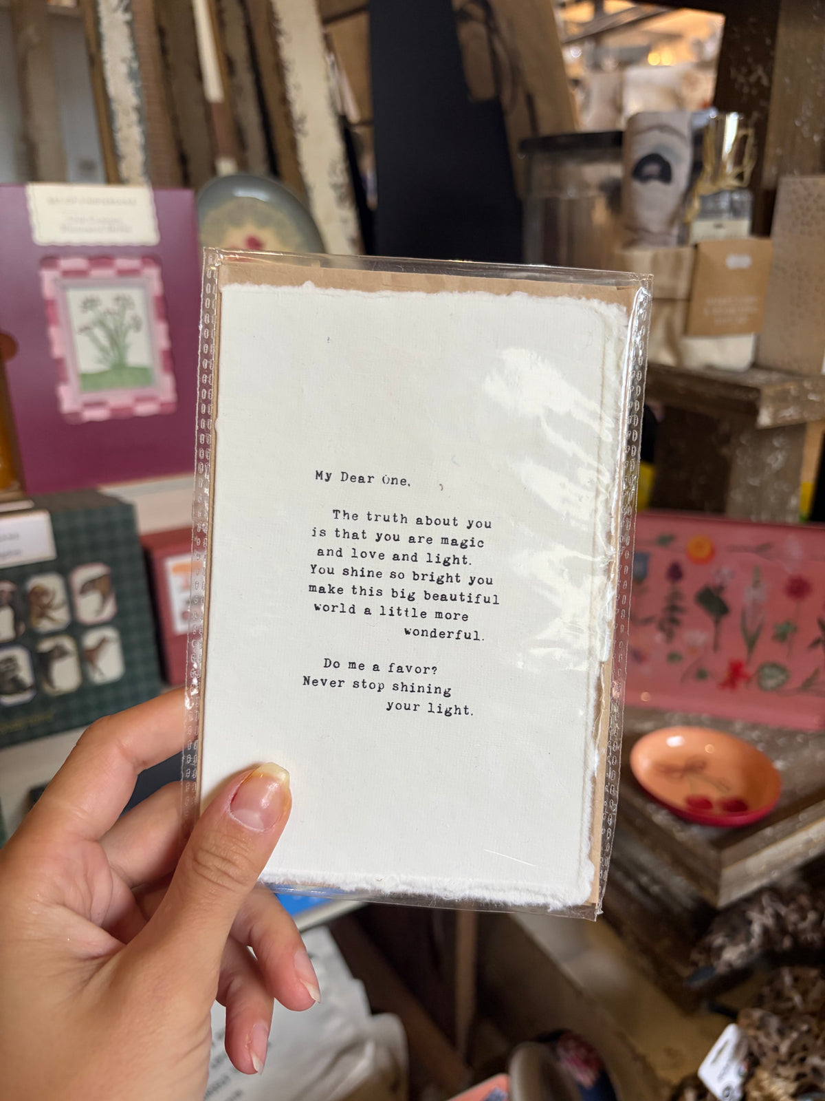 Deckled Greeting Card with Envelope