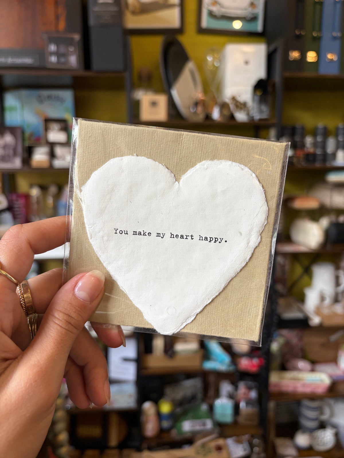 Heart Shaped Card with Envelope