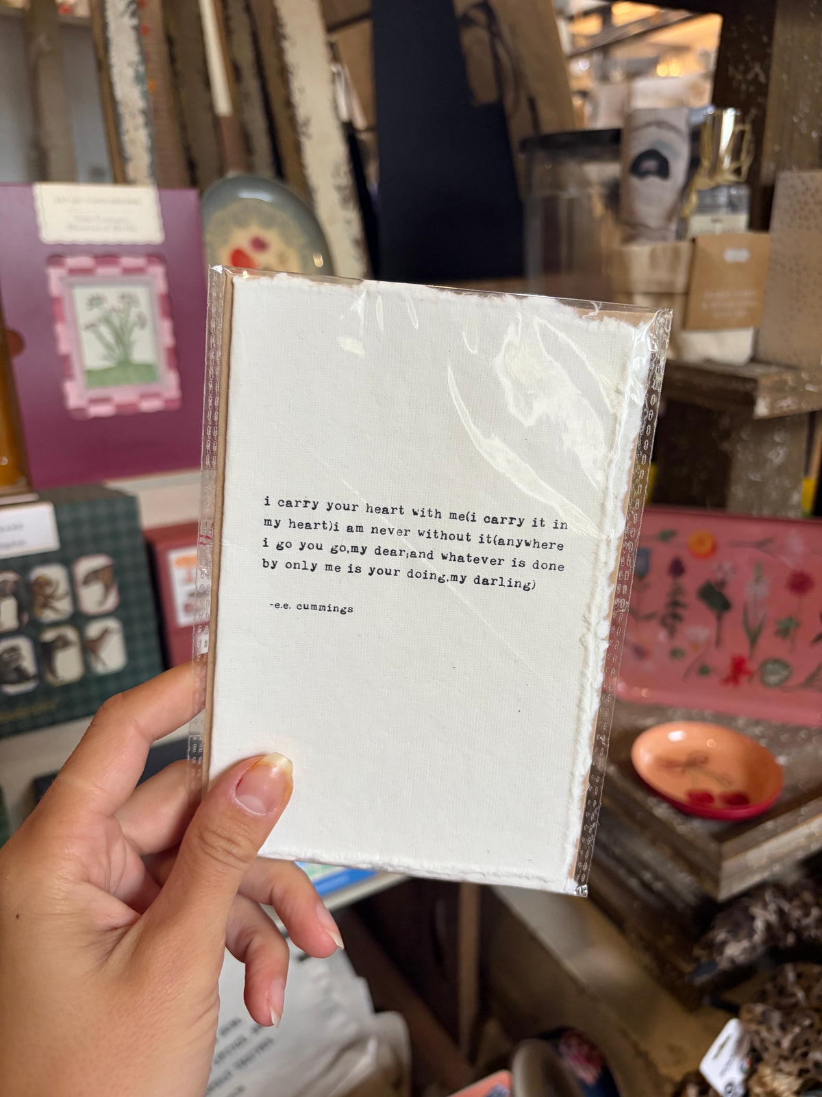 Deckled Greeting Card with Envelope