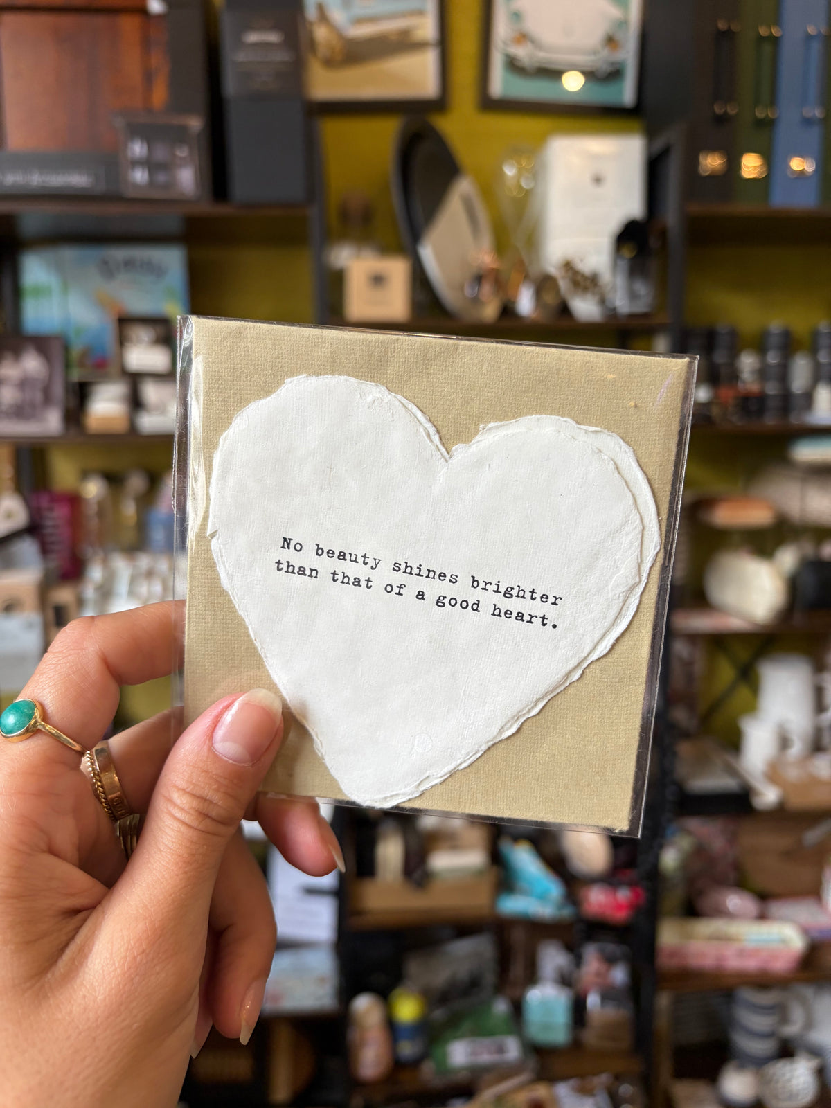 Heart Shaped Card with Envelope