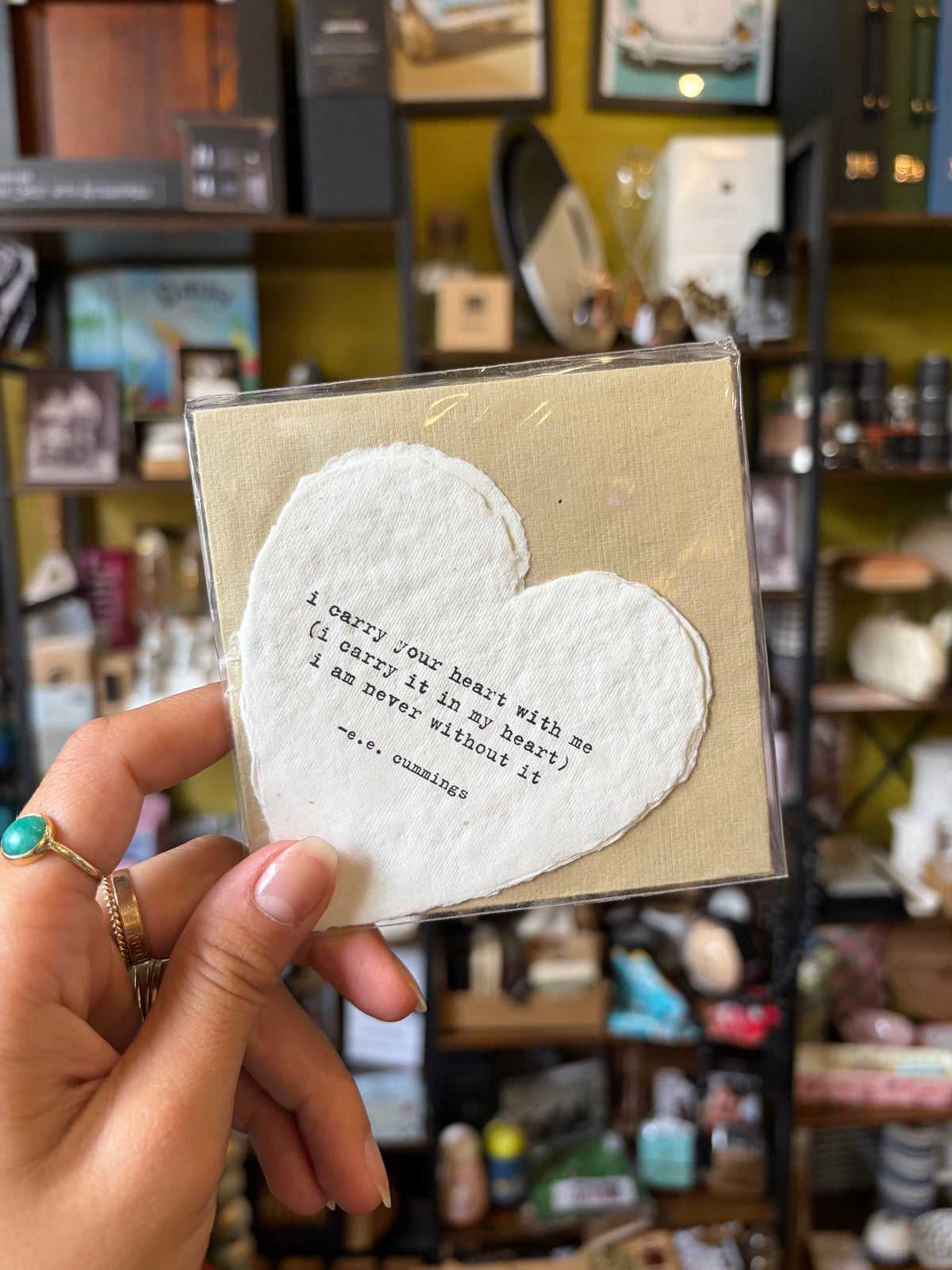 Heart Shaped Card with Envelope