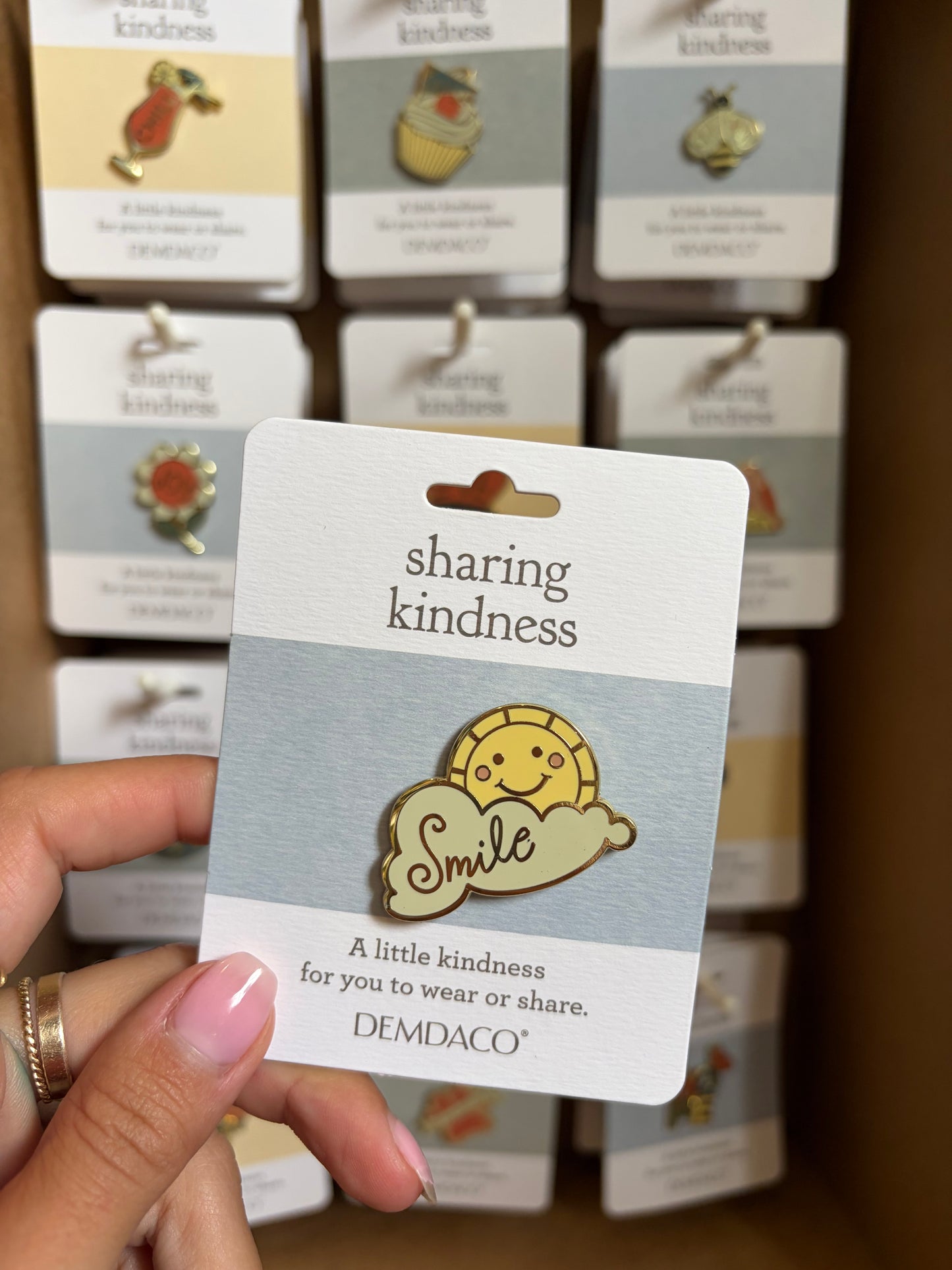 Sharing Kindness - Enamel Pin