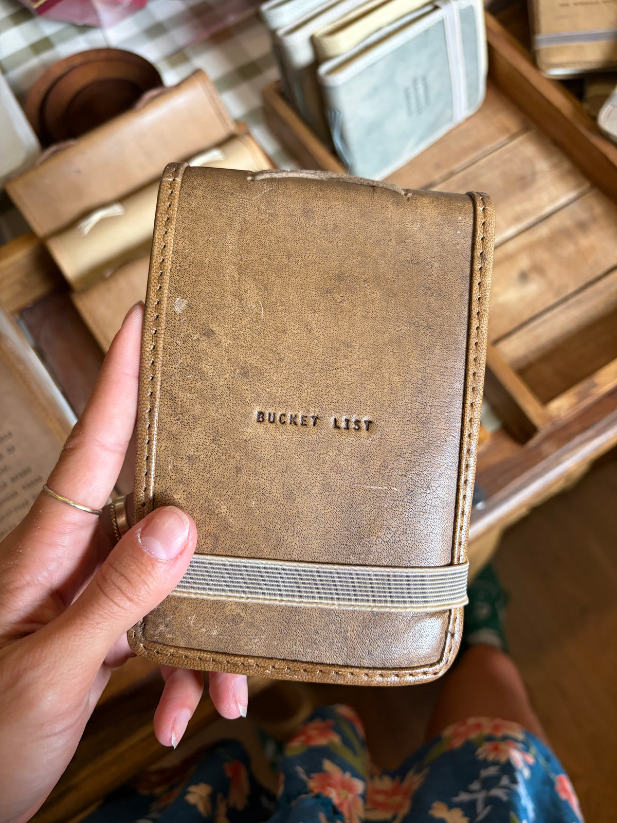 Leather Journal - mini