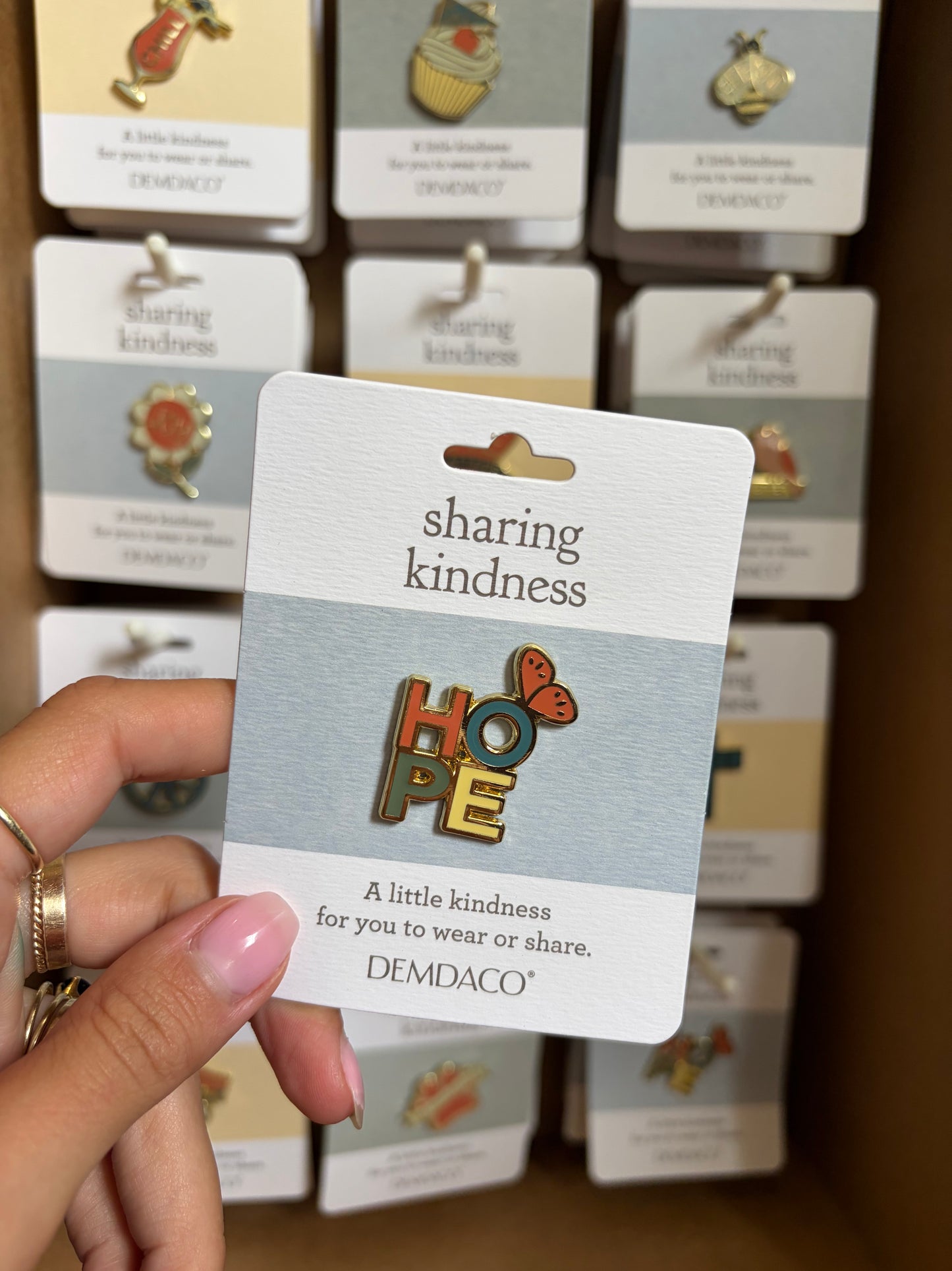 Sharing Kindness - Enamel Pin