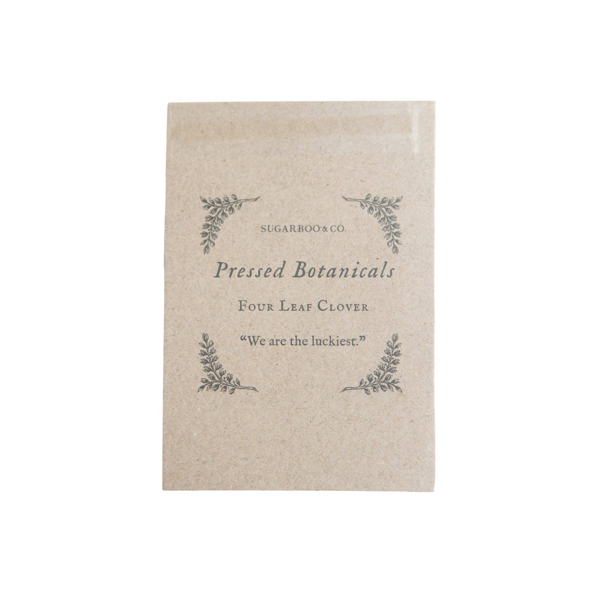 Pressed Four Leaf Clovers