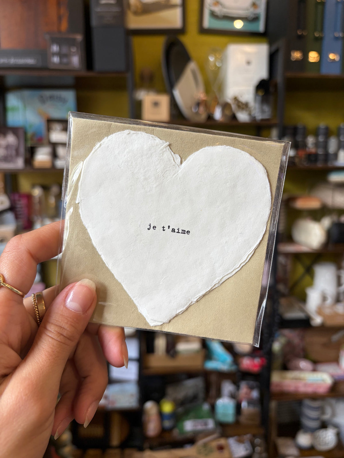 Heart Shaped Card with Envelope