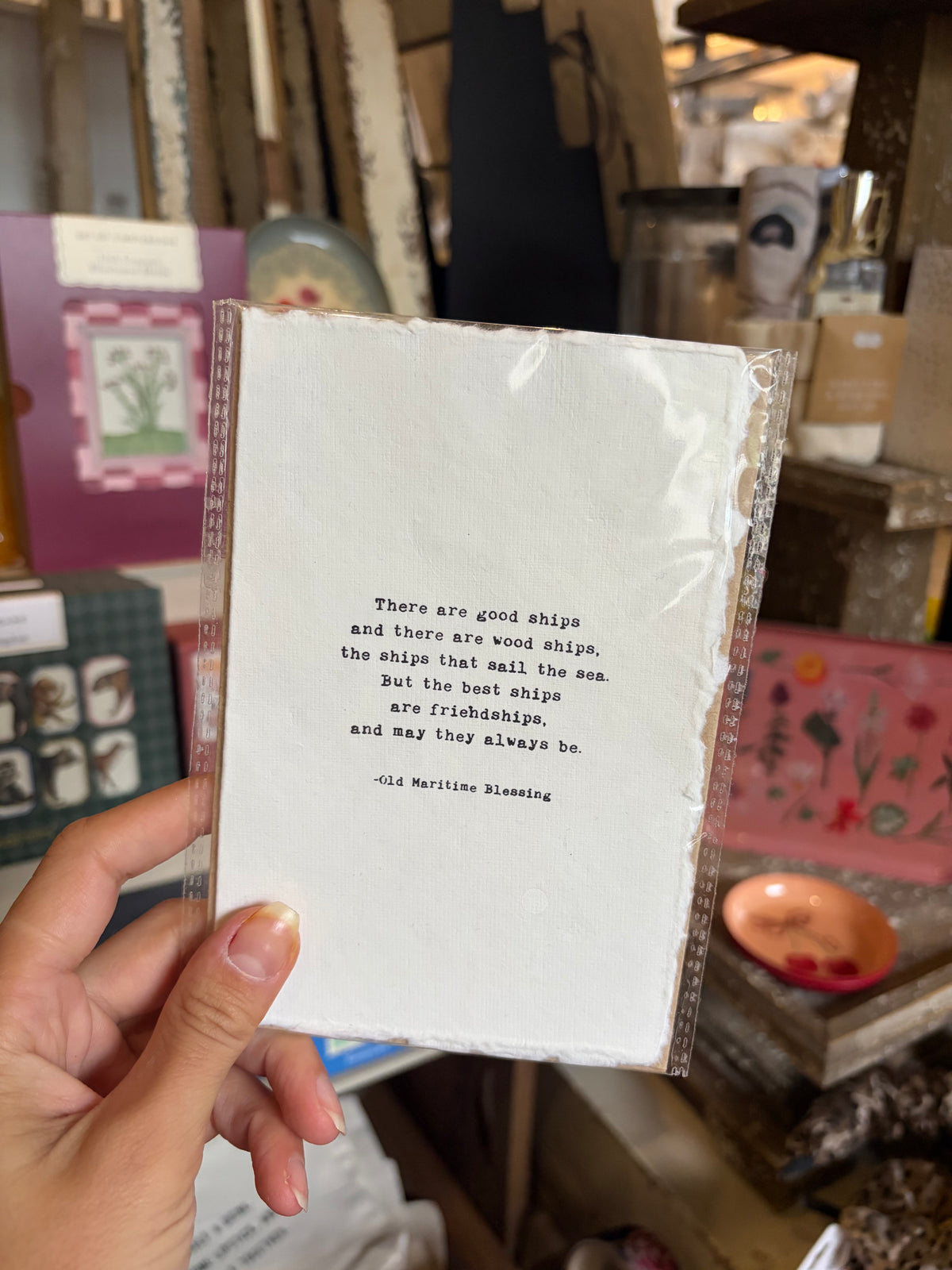 Deckled Greeting Card with Envelope