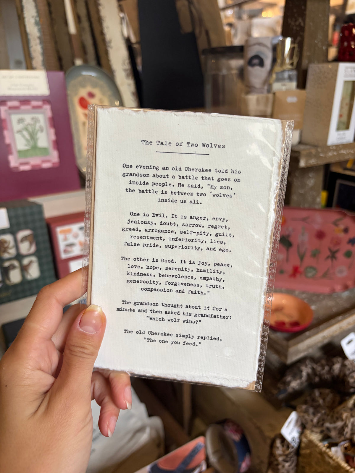 Deckled Greeting Card with Envelope