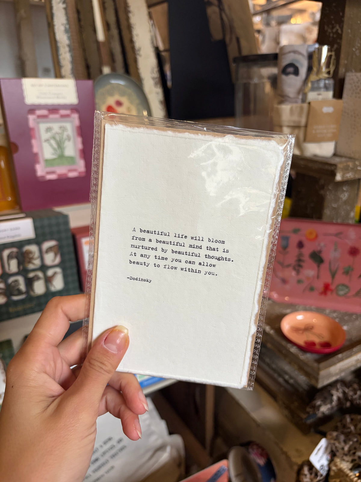Deckled Greeting Card with Envelope