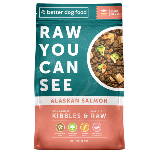 A Better Dog Food Salmon - High Protein - Raw You Can See