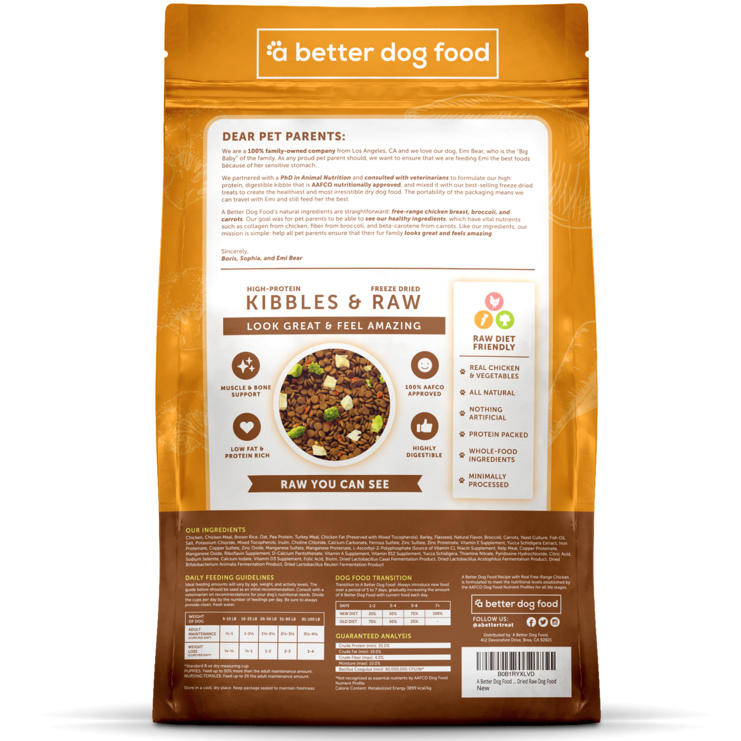 A Better Dog Food Chicken - High Protein - Raw You Can See