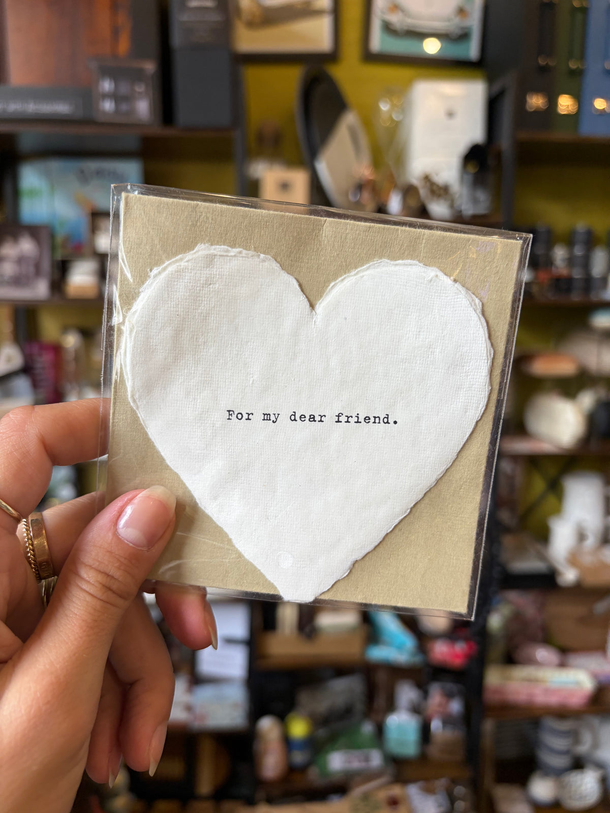 Heart Shaped Card with Envelope