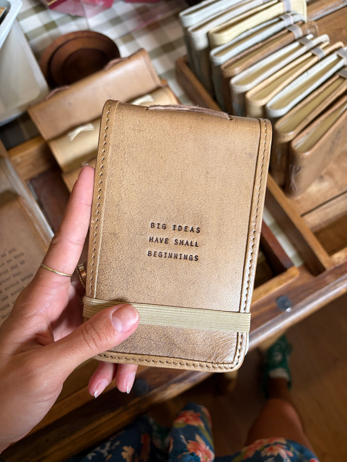 Leather Journal - mini
