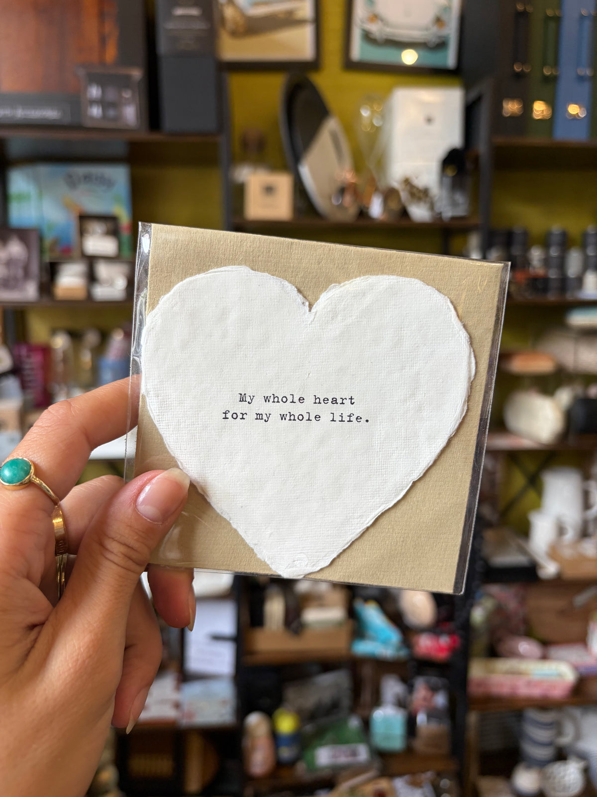 Heart Shaped Card with Envelope
