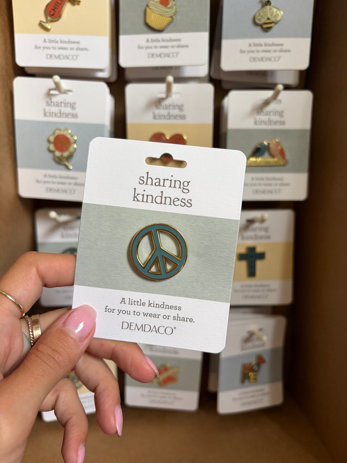 Sharing Kindness - Enamel Pin