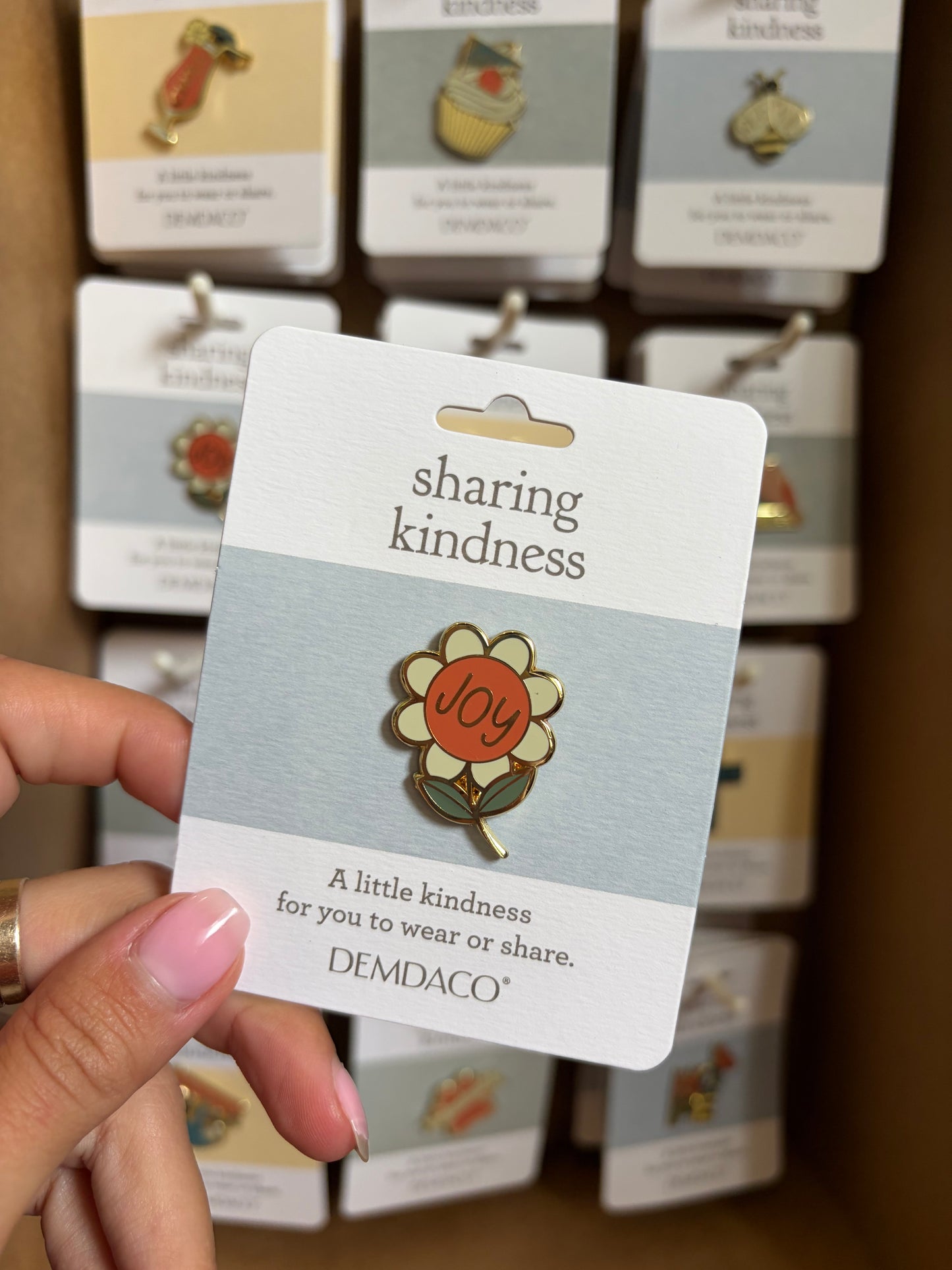 Sharing Kindness - Enamel Pin