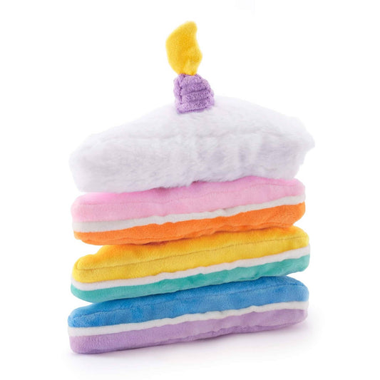 Birthday Cake Interactive Snuffle Dog Toy