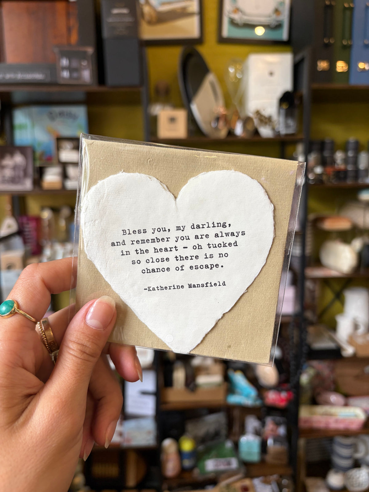 Heart Shaped Card with Envelope