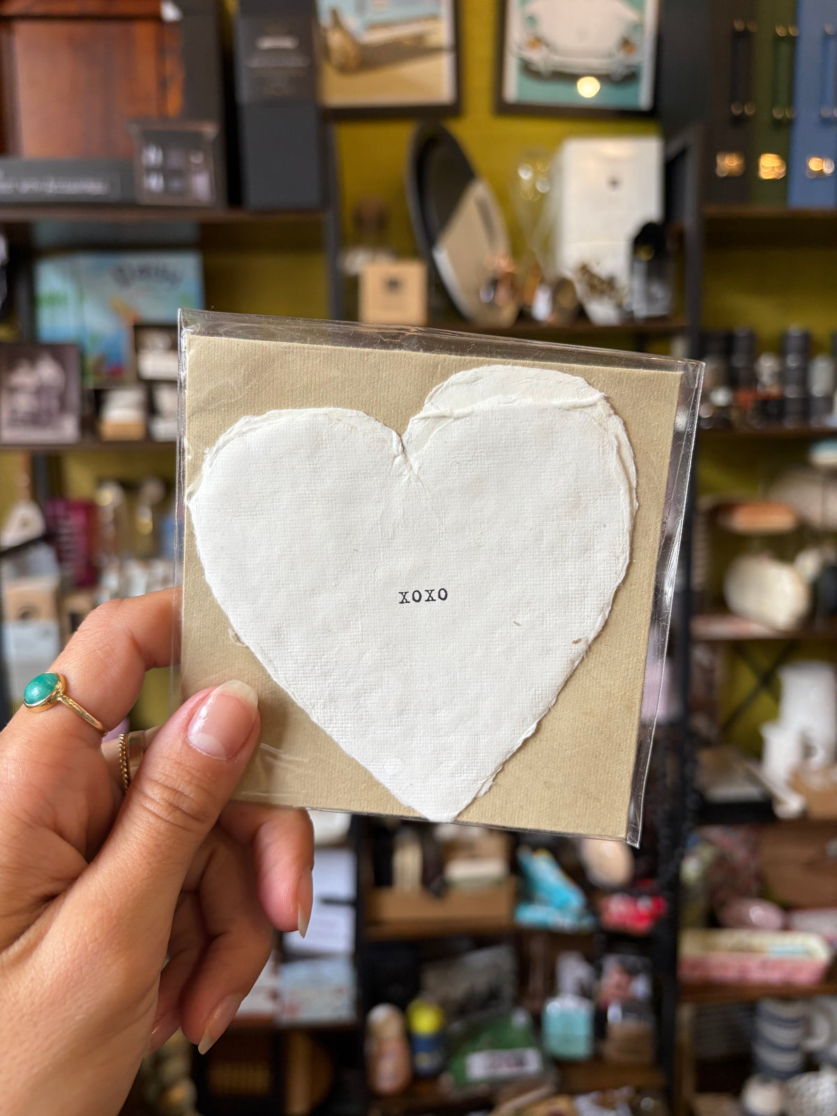 Heart Shaped Card with Envelope