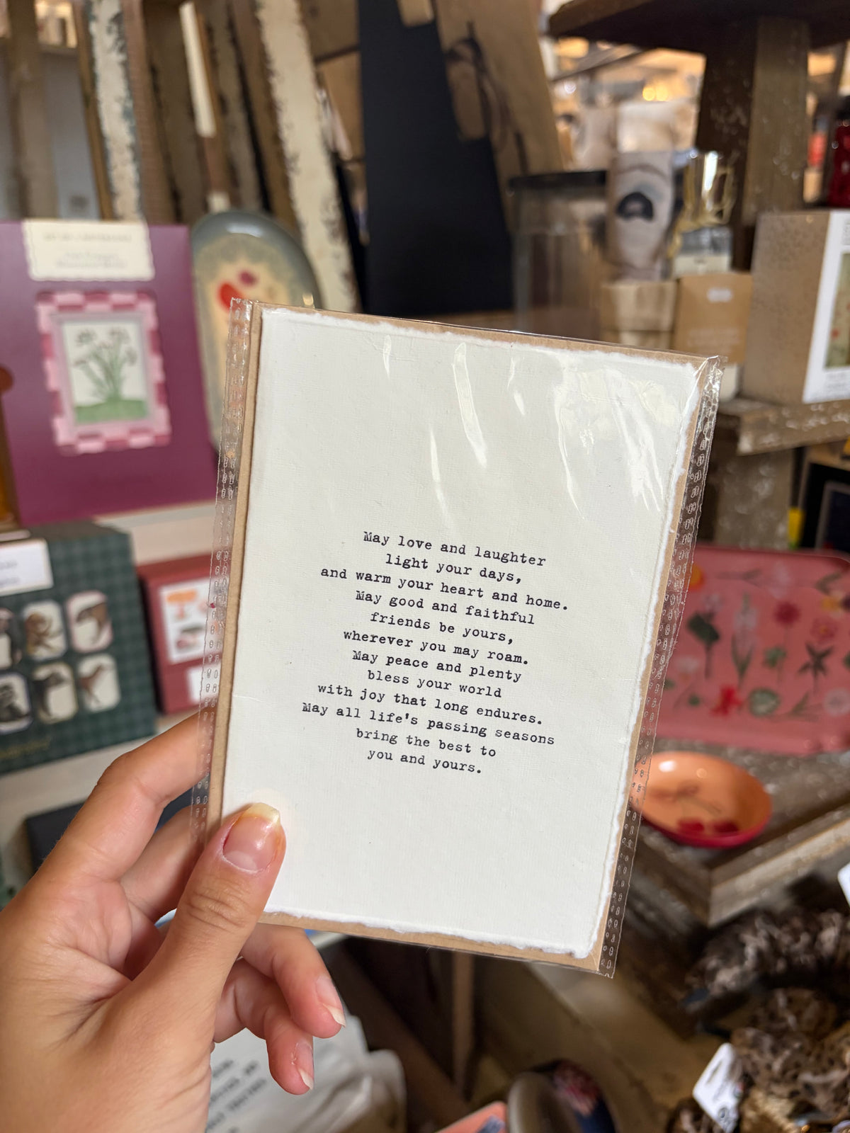 Deckled Greeting Card with Envelope