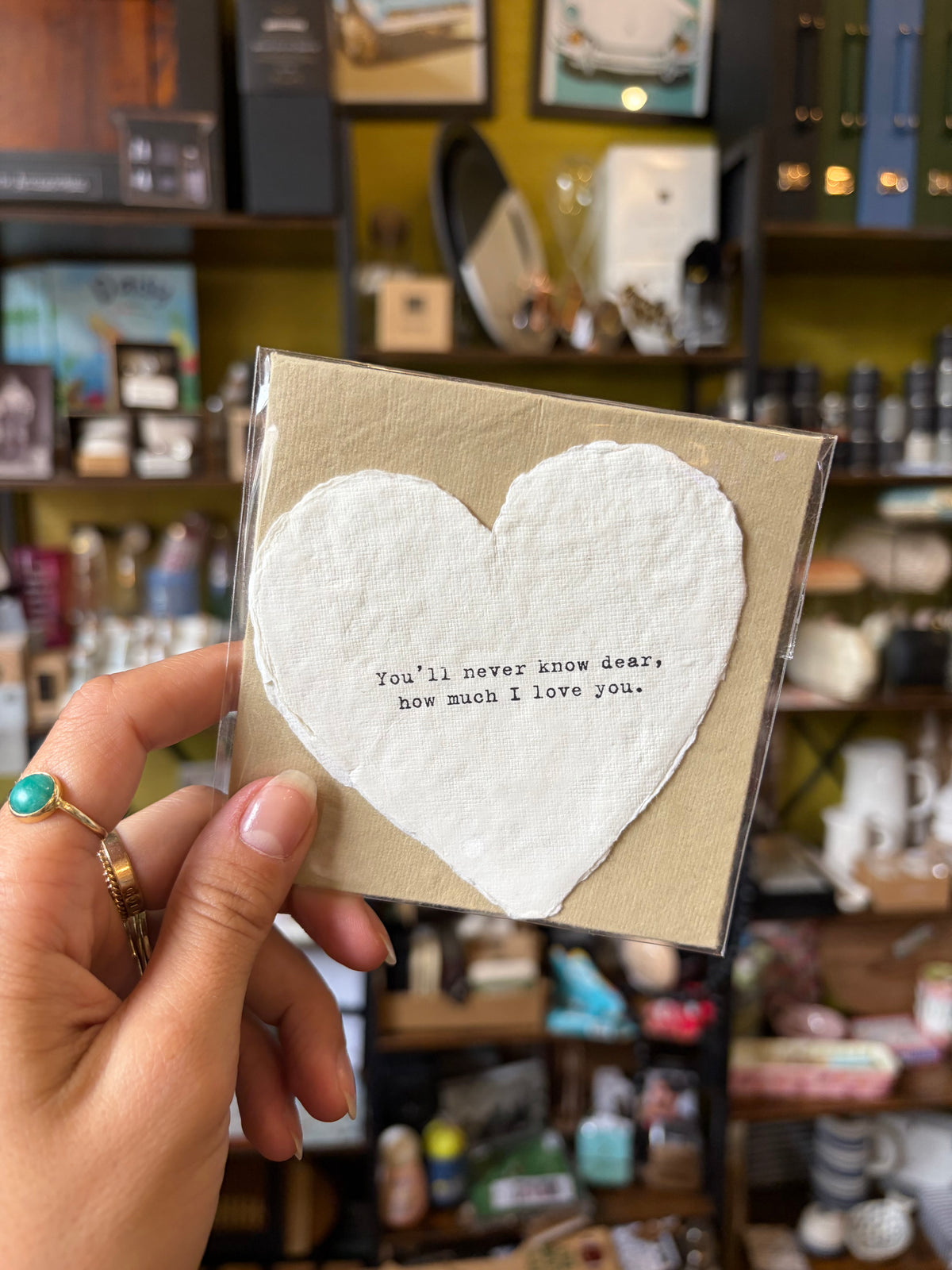 Heart Shaped Card with Envelope
