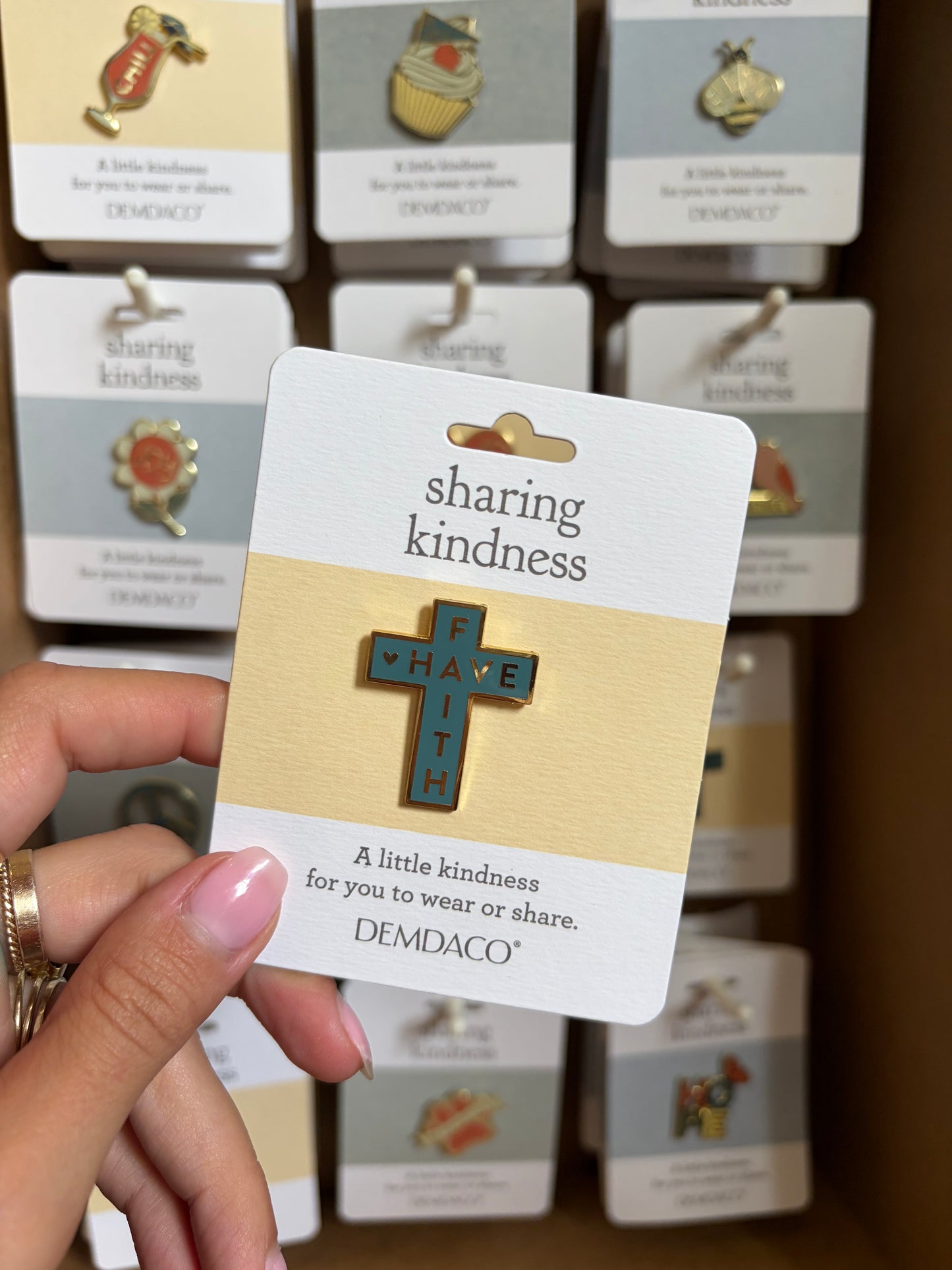 Sharing Kindness - Enamel Pin