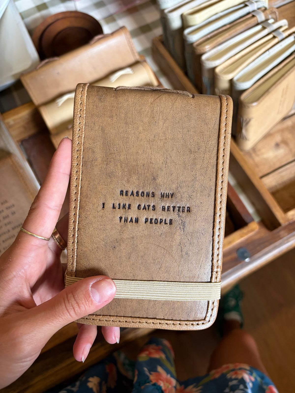 Leather Journal - mini