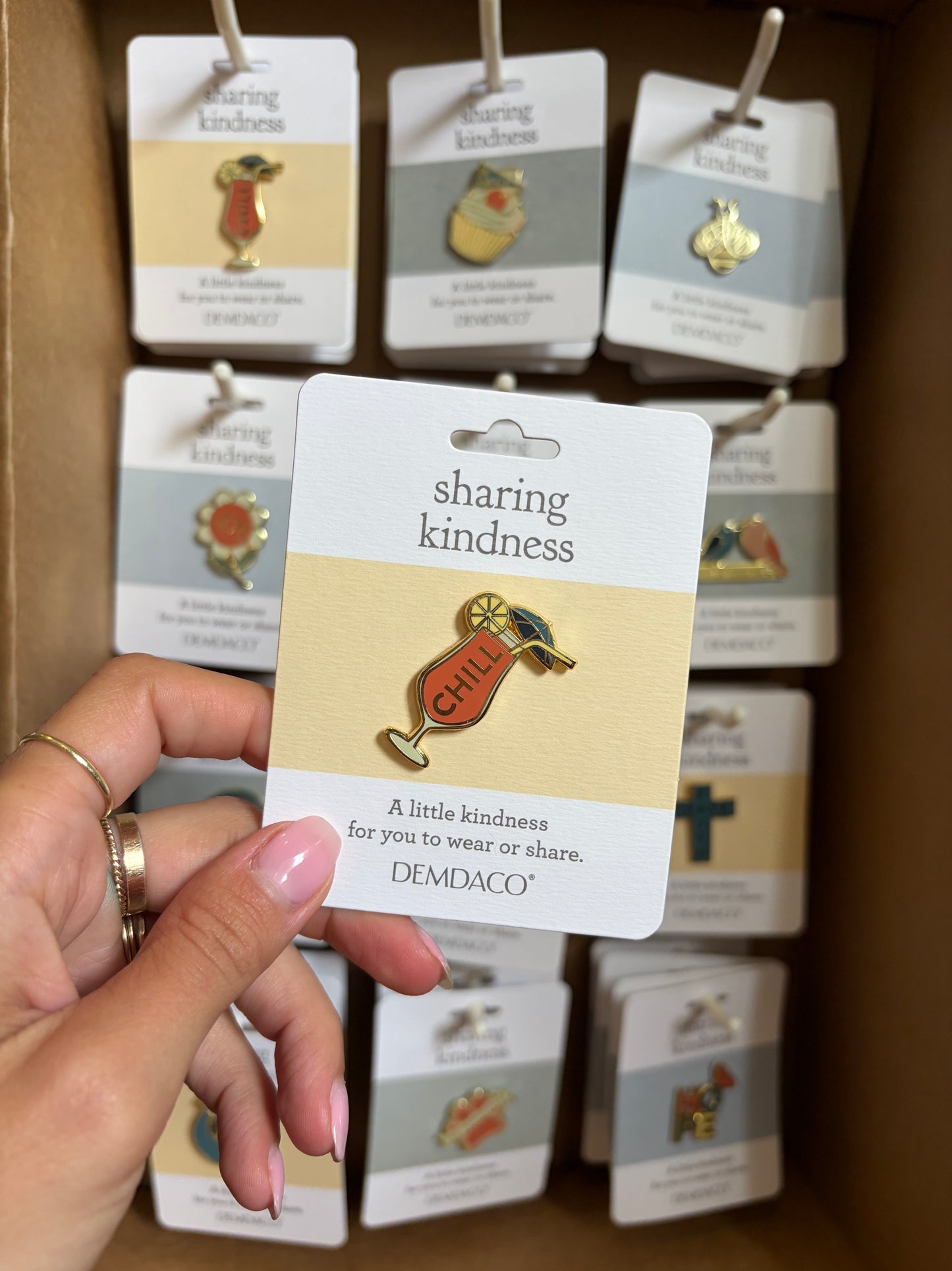 Sharing Kindness - Enamel Pin