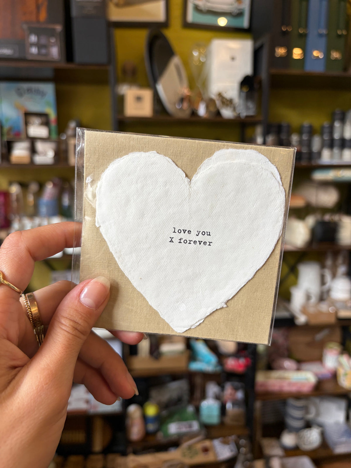 Heart Shaped Card with Envelope