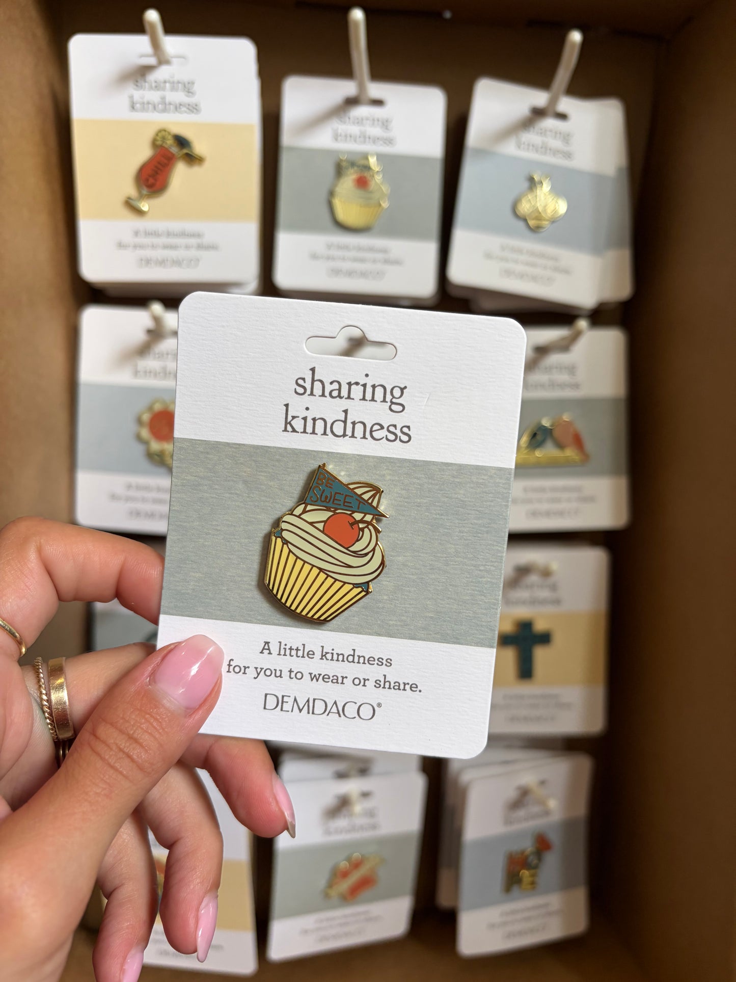 Sharing Kindness - Enamel Pin