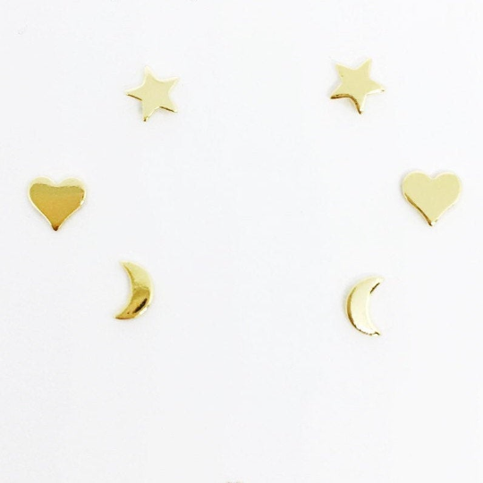 18k Gold Filled Dainty Stud Earrings