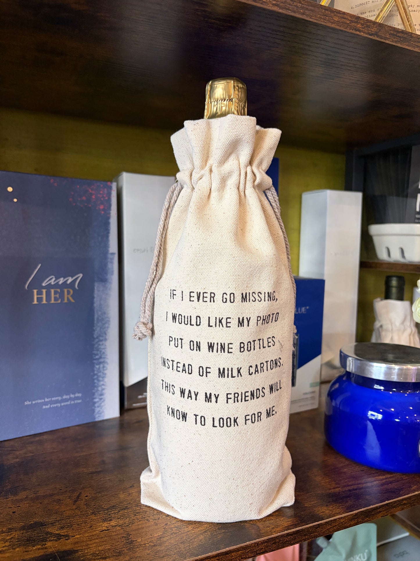 Canvas Wine Bag