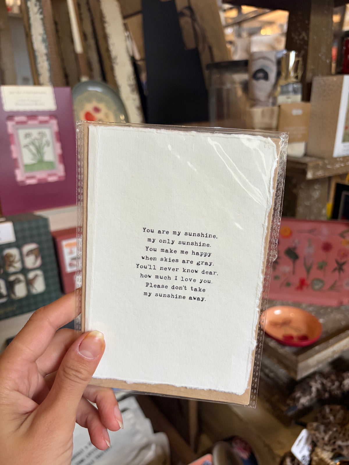 Deckled Greeting Card with Envelope