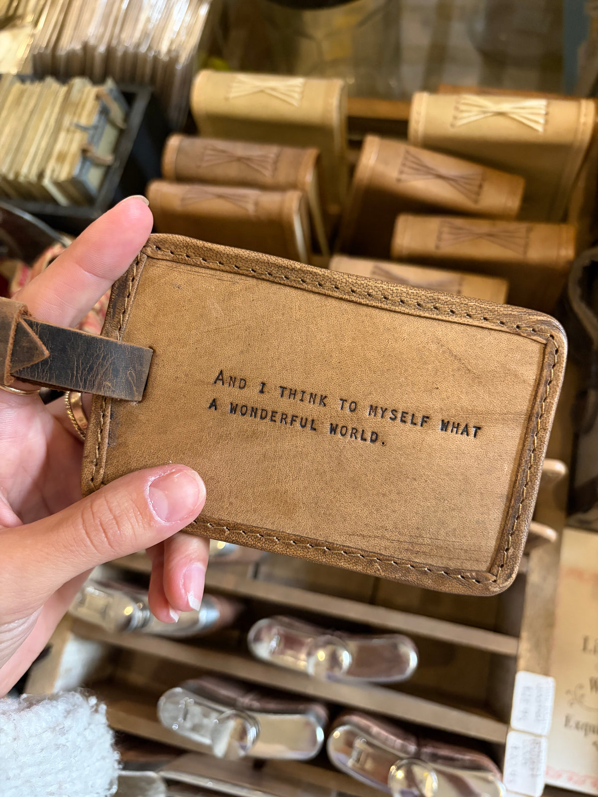 Leather Luggage Tag