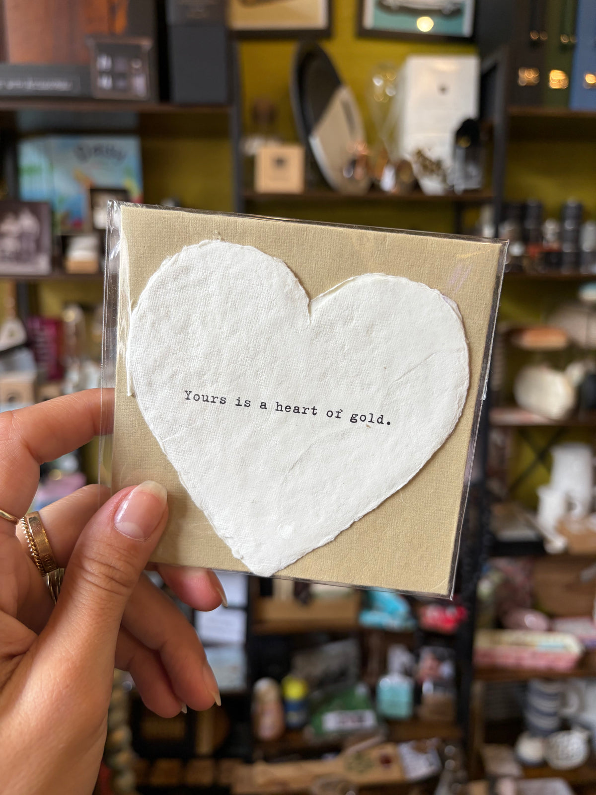 Heart Shaped Card with Envelope
