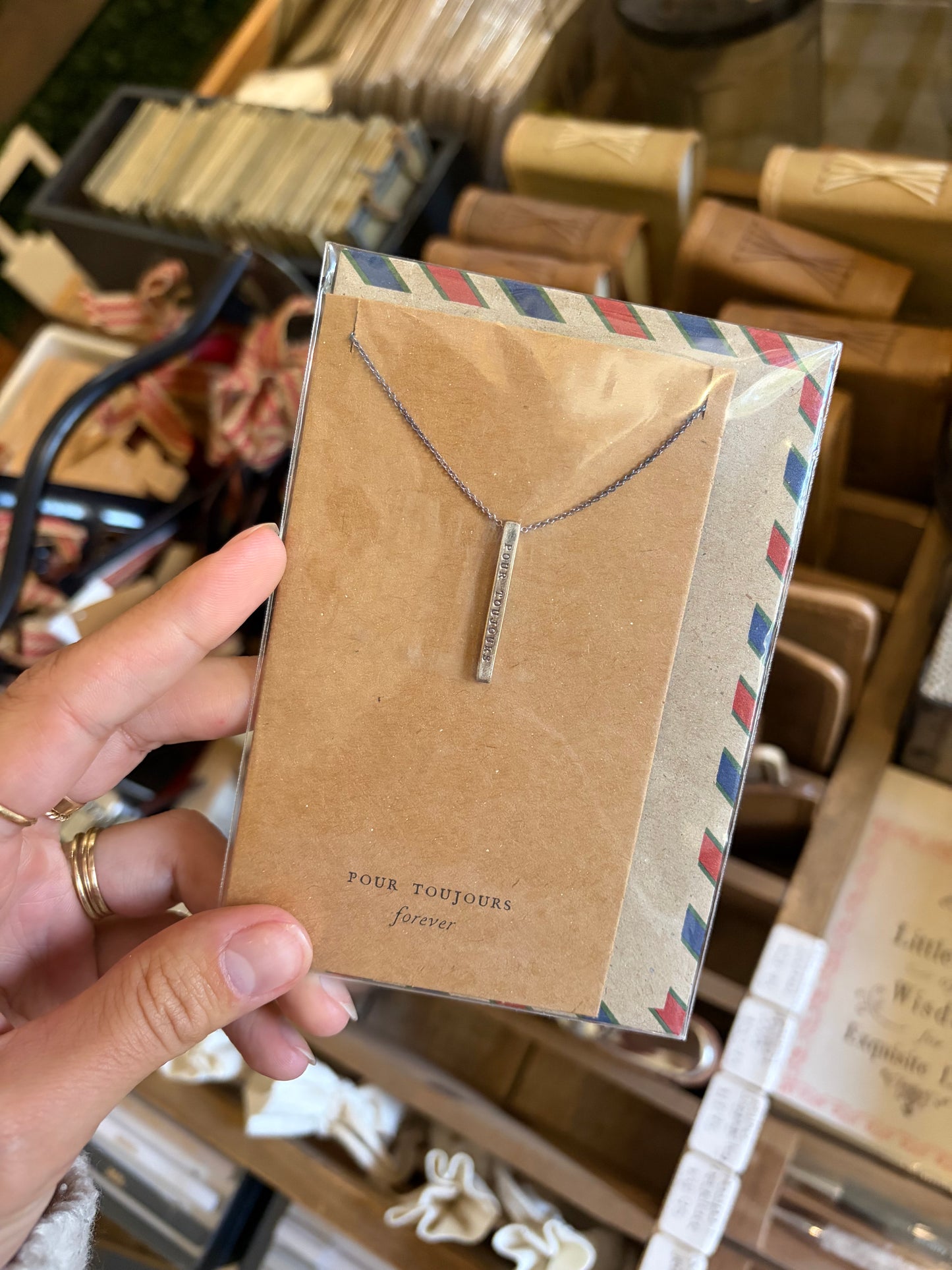 Air Mail Necklace - French Bar