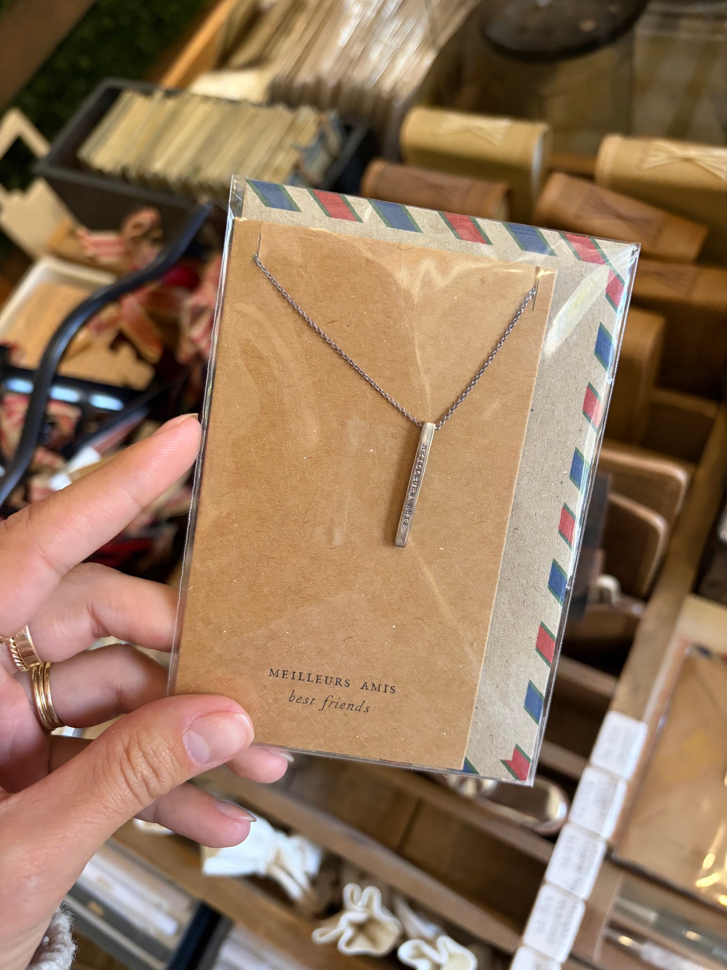 Air Mail Necklace - French Bar