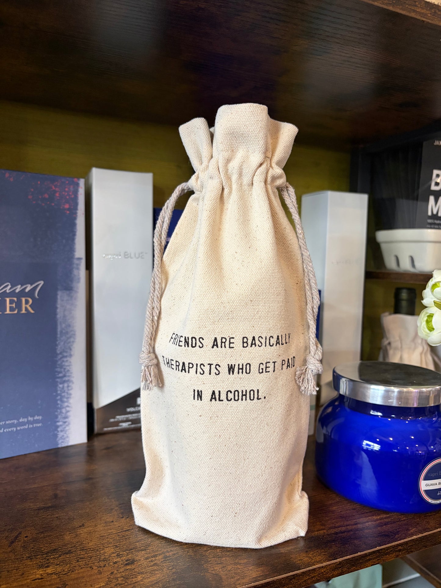 Canvas Wine Bag