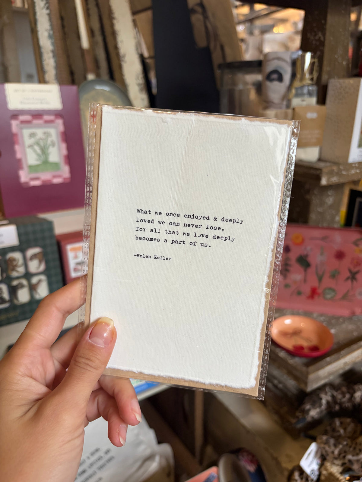 Deckled Greeting Card with Envelope