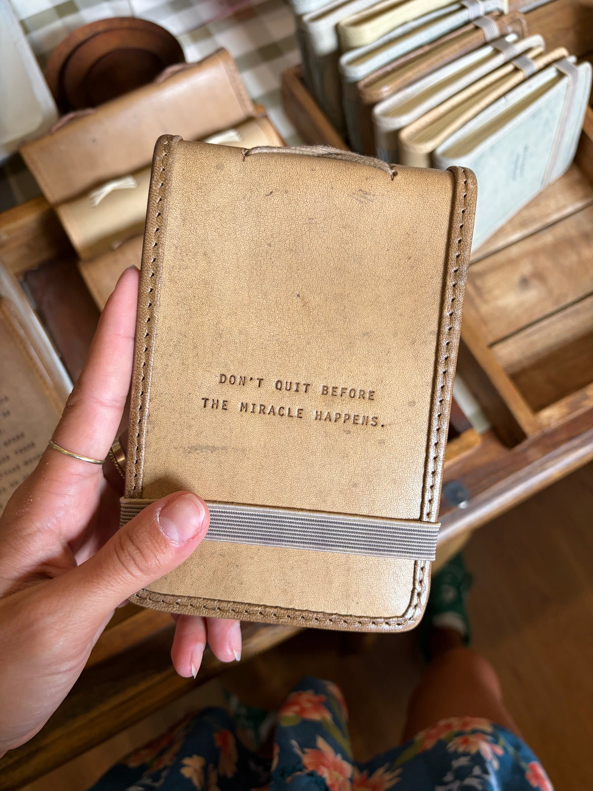 Leather Journal - mini
