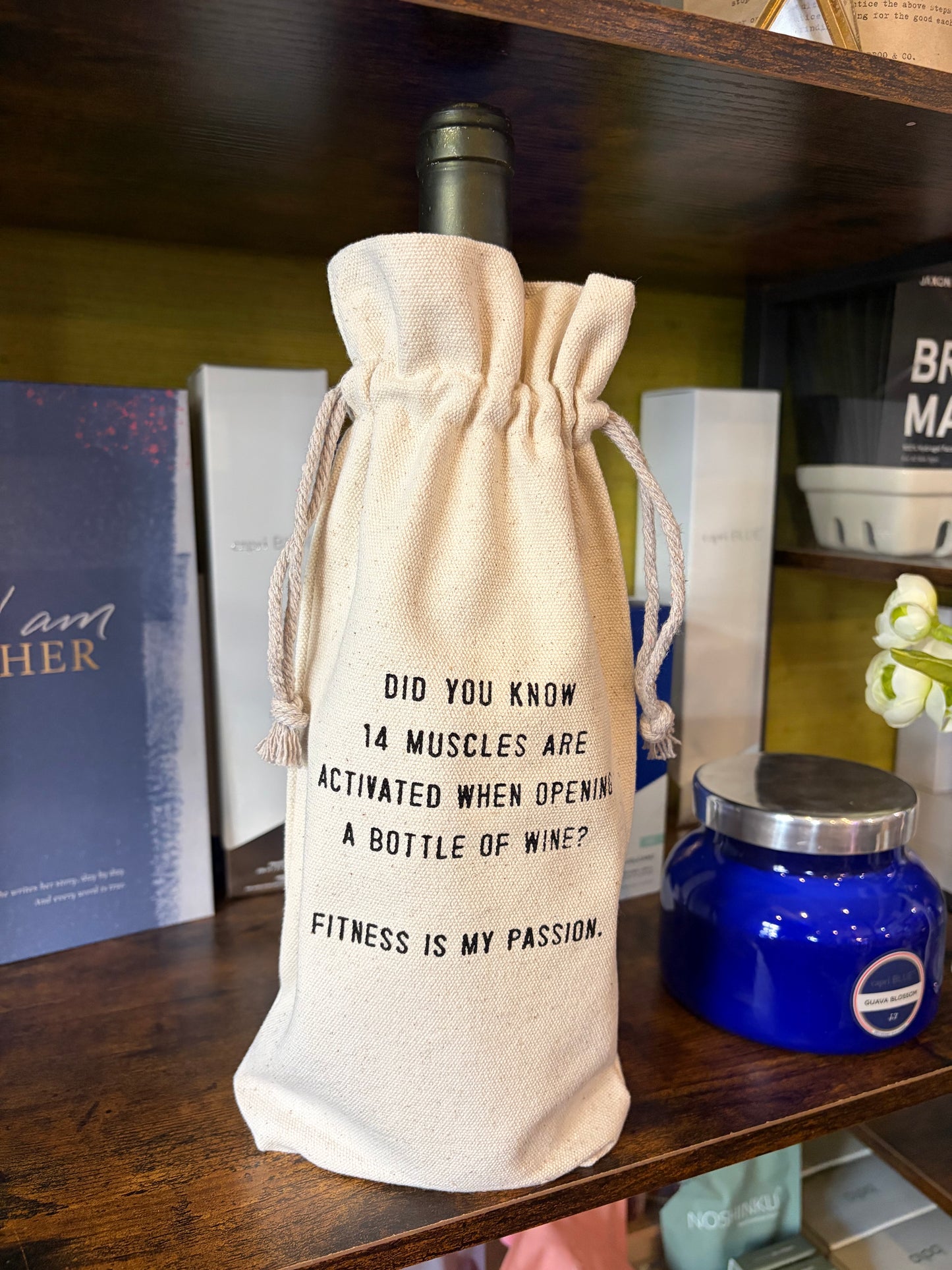 Canvas Wine Bag