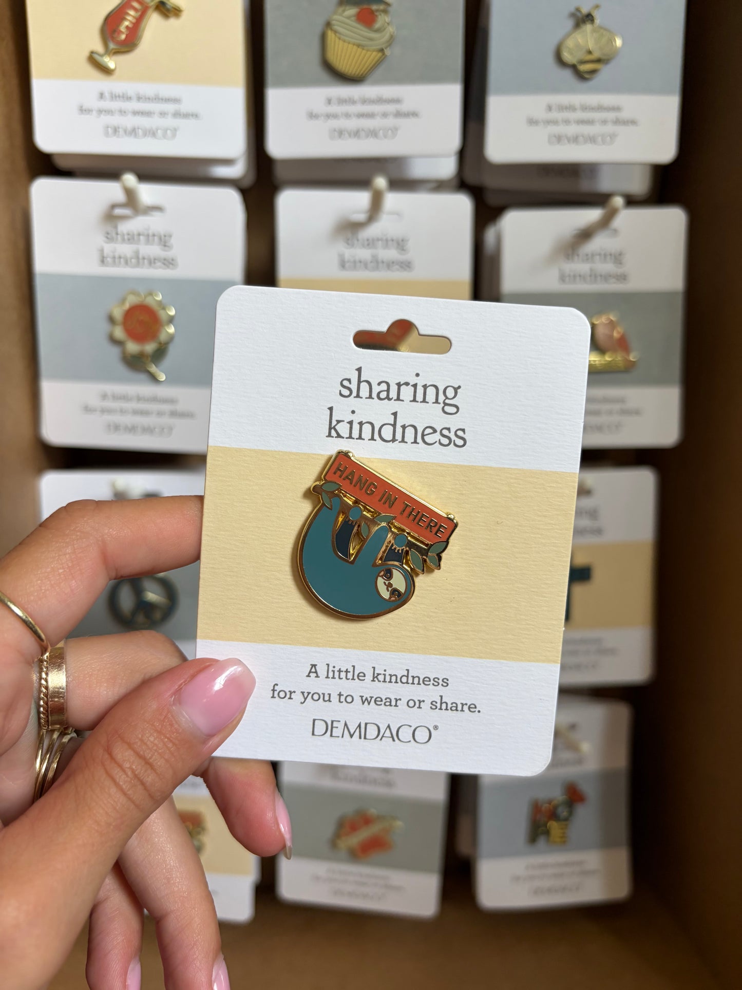 Sharing Kindness - Enamel Pin